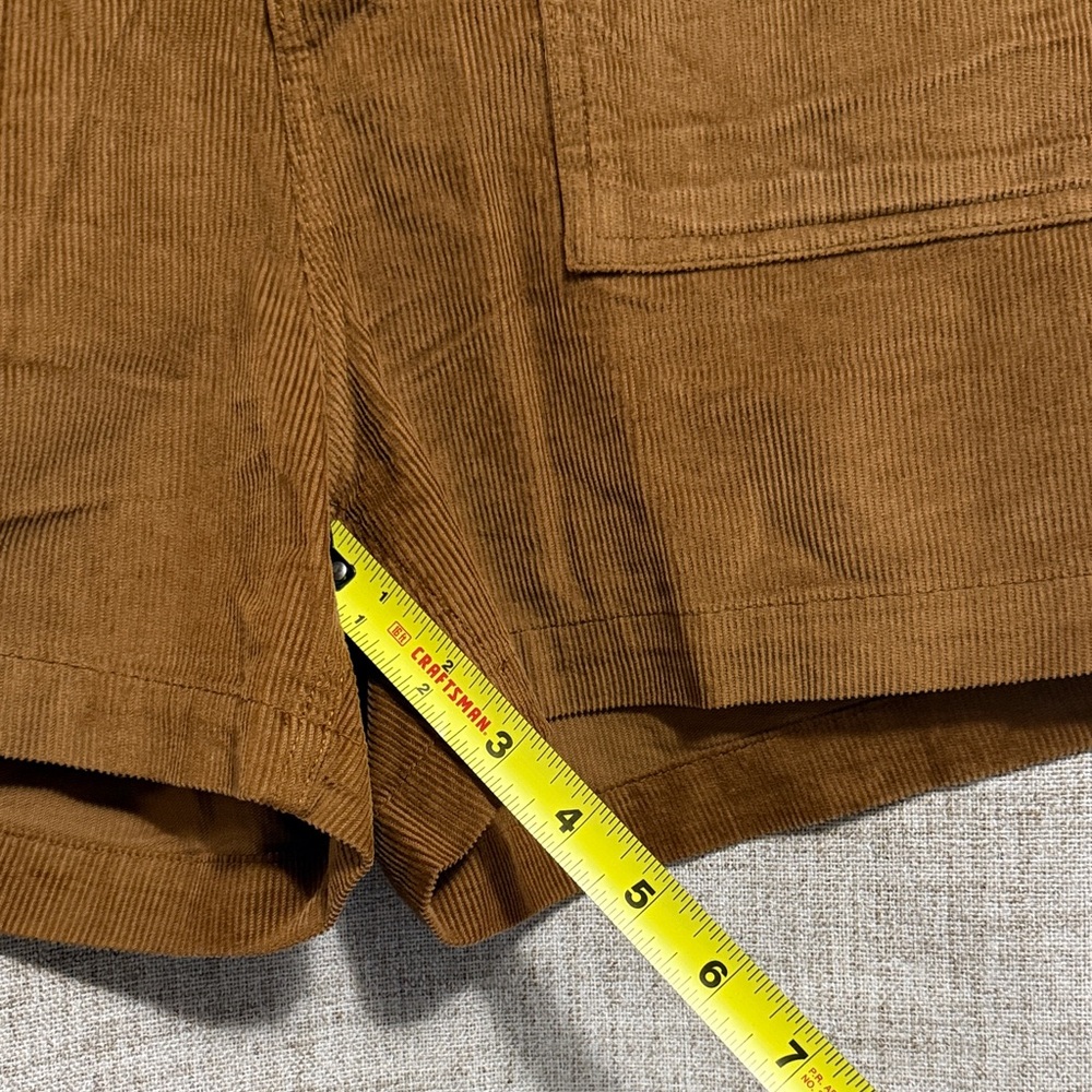 Brown Corduroy Shorts - Picture 4 of 6